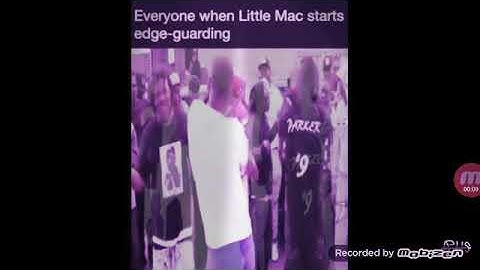 When Little Mac Start Edge Guarding