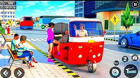 TukTuk Auto Rickshaw Driving Simulator - Dropping Passenger - Android GamePlay 2022