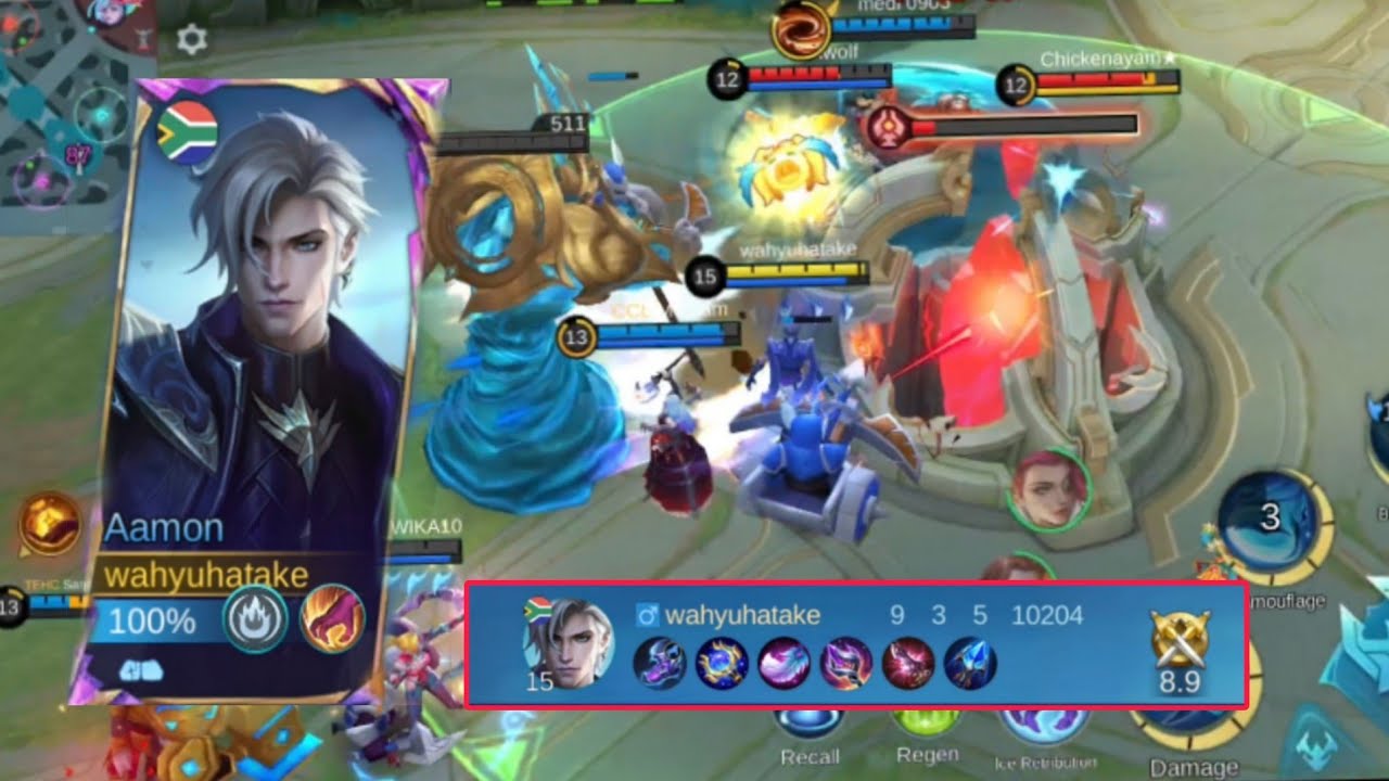 a very short match for aamon | mobile legends