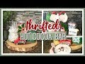 HOT COCOA BAR 2019 | CHRISTMAS $5 GOODWILL CHALLENGE | THRIFTED CHRISTMAS DEOR