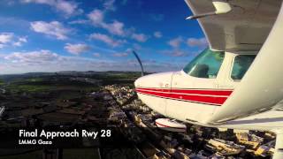 Visual Approach Rwy 28 LMMG