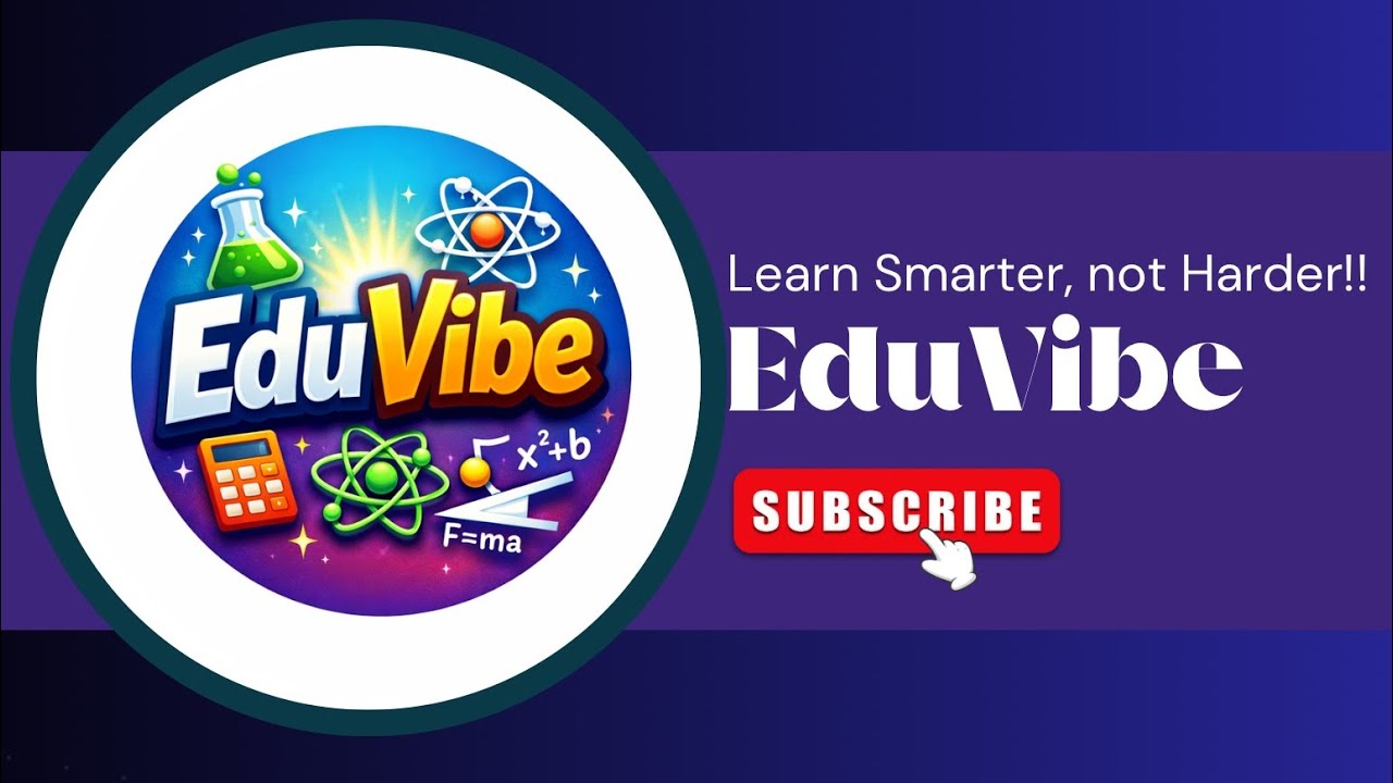 Welcome to EduVibe📚Learn Smarter, not Harder!! INTRO 