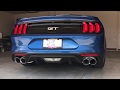 2018 Mustang GT CORSA XTREME vs Stock Exhaust