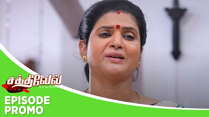 Sakthivel | Episode Promo | 14th september 2024