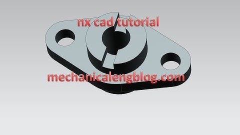 siemens nx modeling 3d cad tutorial part 1