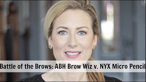 Battle of the Brows: ABH Brow Wiz v. NYX Micro Brow Pencil | MsGoldgirl