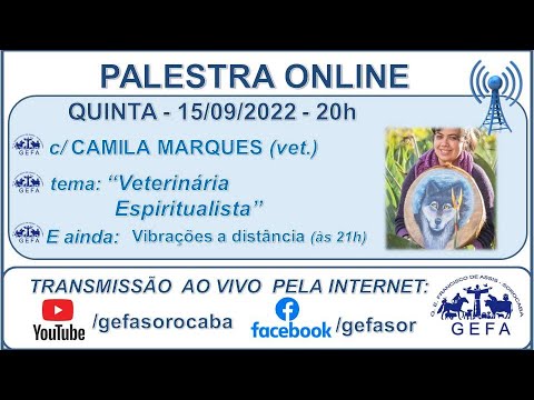 Assista: Bate-papo online - c/ CAMILA MARQUES (15/09/2022)