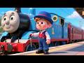 Train Chug Chug Song 🚂🎶 | Fun Train Dance for Kids | Nursery Rhyme Adventure