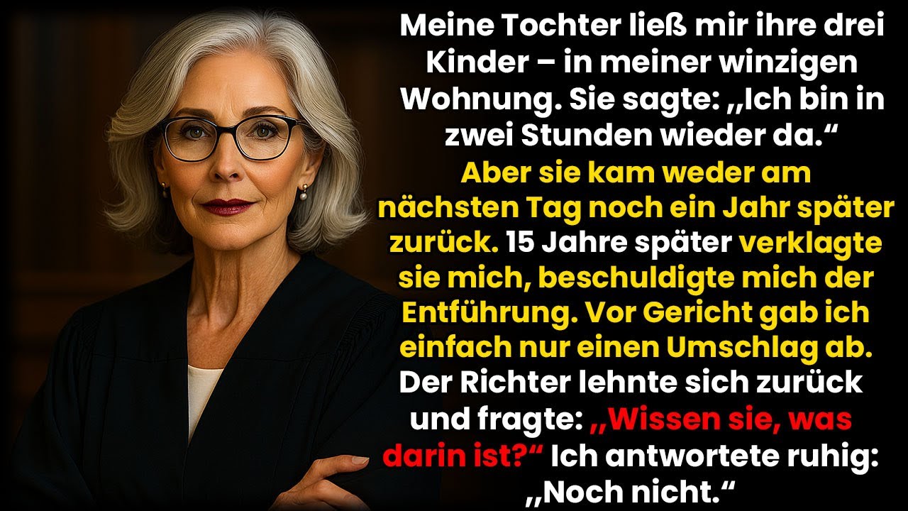 Meine Tochter ließ mir 3 Söhne und verschwand – 15 Jahre später klagte sie mich der Entführung an