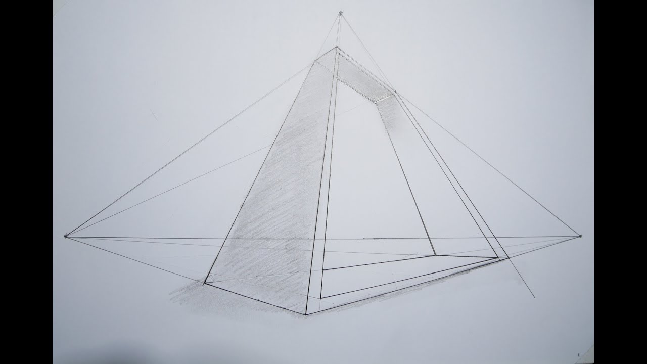 perspective drawing - three point perspective