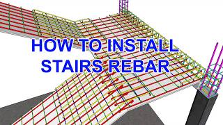 How to Install Stair case Rebar