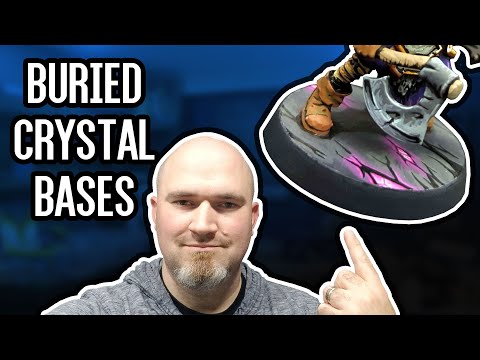 Buried Crystal Bases - Just Paint the Base | Warhammer Basing Tutorial