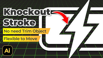 Simple, How to Knockout Stroke in Illustrator