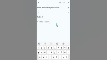 How To Add an Attachment To An Email on Gmail App #gmailaccount #gmail #smartphone