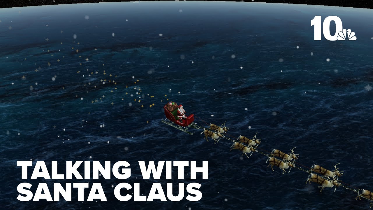 Santa Claus talks about his Christmas Eve ride around the world