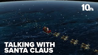 Santa Claus talks about his Christmas Eve ride around the world