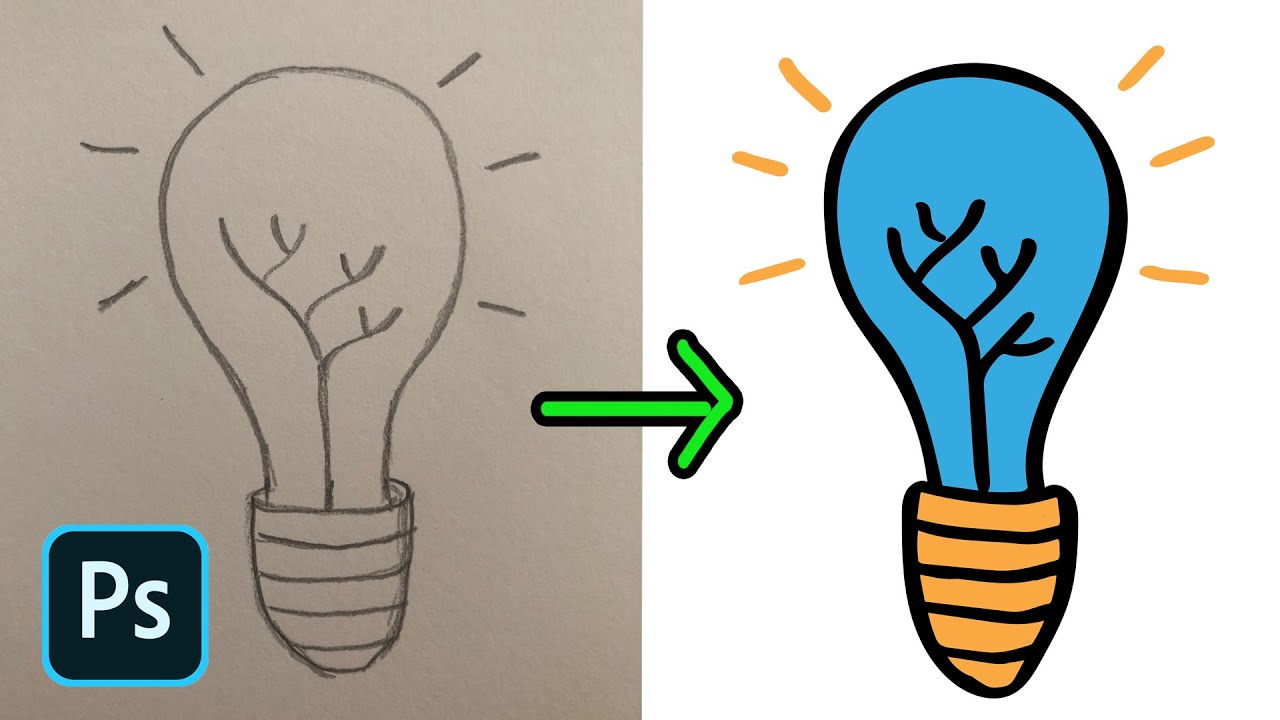 From Sketch to Vector Illustration