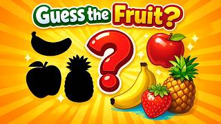 Guess the Fruits Game for Kids | Shadow Fruit Quiz for Kids, Toddlers, Preschool, Kindergarten🍎🍌🍉🍍 screenshot 2