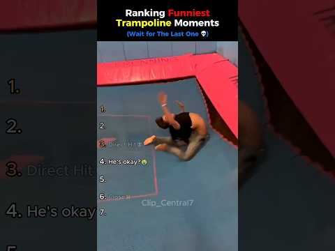 Ranking Funniest Trampoline Moment😂#trampoline #fails #funny #backyard #shorts #ranking #viral #usa