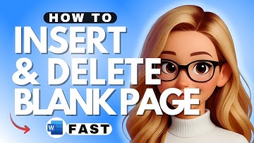 How to Insert and Delete a Blank Page in Microsoft Word - 2025
