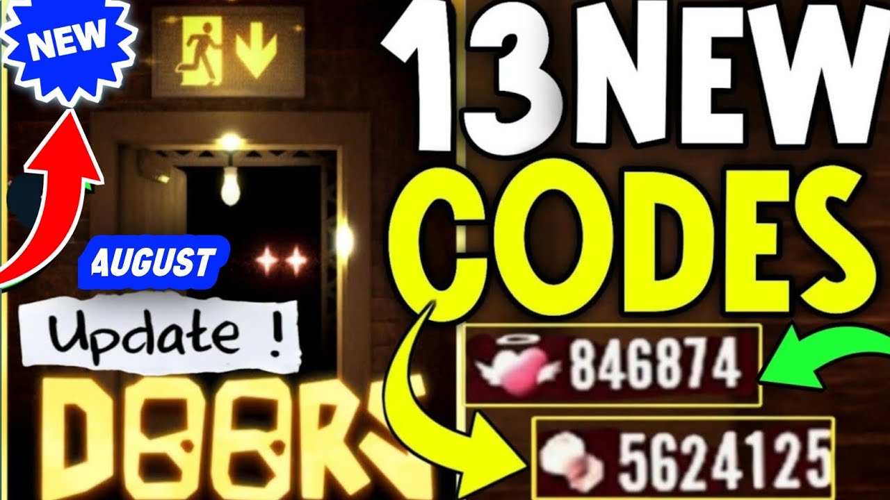 *New! AUGUST⚡ALL JUNE WORKING CODES FOR DOORS 2024! ROBLOX DOORS CODES ...
