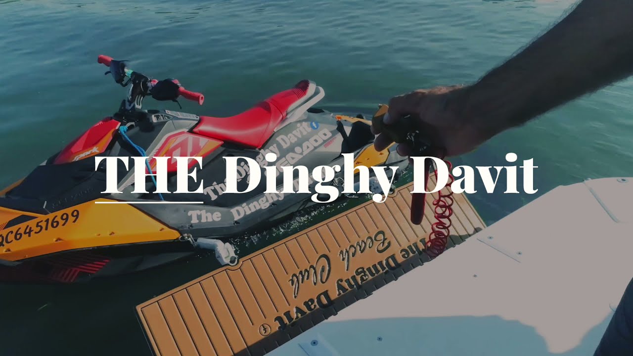 THE Dinghy Davit - Lift your jetski with ease