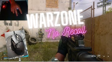 No Recoil Macro Script WARZONE 2021 - Logitech Mouse