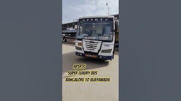 VIJAYAWADA - BANGALORE #shortsfeed #shortvideos #shortsviral #shorts #apsrtc #bus
