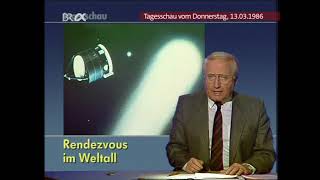 ARD Tagesschau vom 13.03.1986 - ESA Giotto Rendezvous mit Kometen