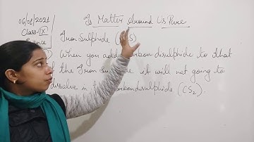 Class IX Science 06 01 2021 by Ms Mridulata Upadhyay Is matter around us pure