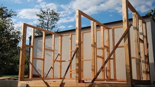Luxury modern outdoor sauna DIY project - part 02