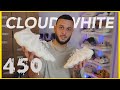 Adidas YEEZY 450 Cloud White Review + On Foot