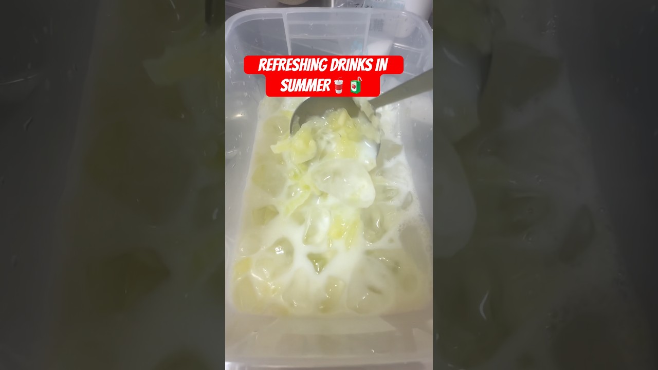 Refreshing melon juice—perfect for hot weather! 🍈🥤