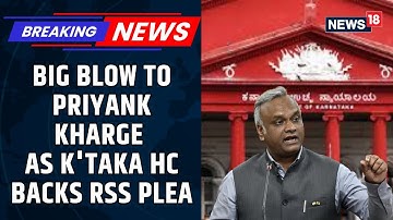 Setback For Priyank Kharge As K