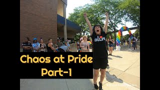 CHAOS AT PRIDE EVENT OVER STREET PREACHERS!!! (Part 1) (WARNING: LEWD AND FOUL LANGUAGE)