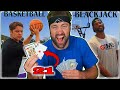 BASKETBALL BLACKJACK Challenge w/ Josh Horton And Chris (Chris Staples loves Black Jack...)