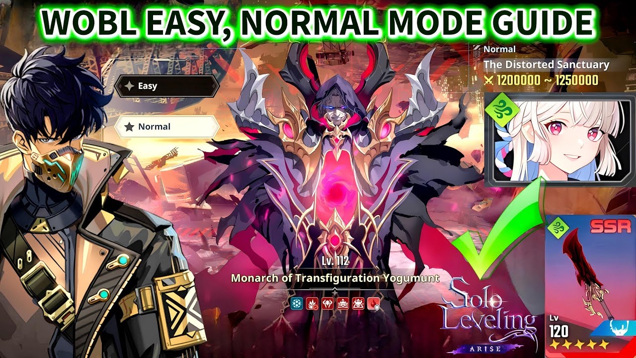 F2P GUIDE TO CLEAR WOBL YOGUMUNT NORMAL AND EASY MODE WITH WIND TEAM