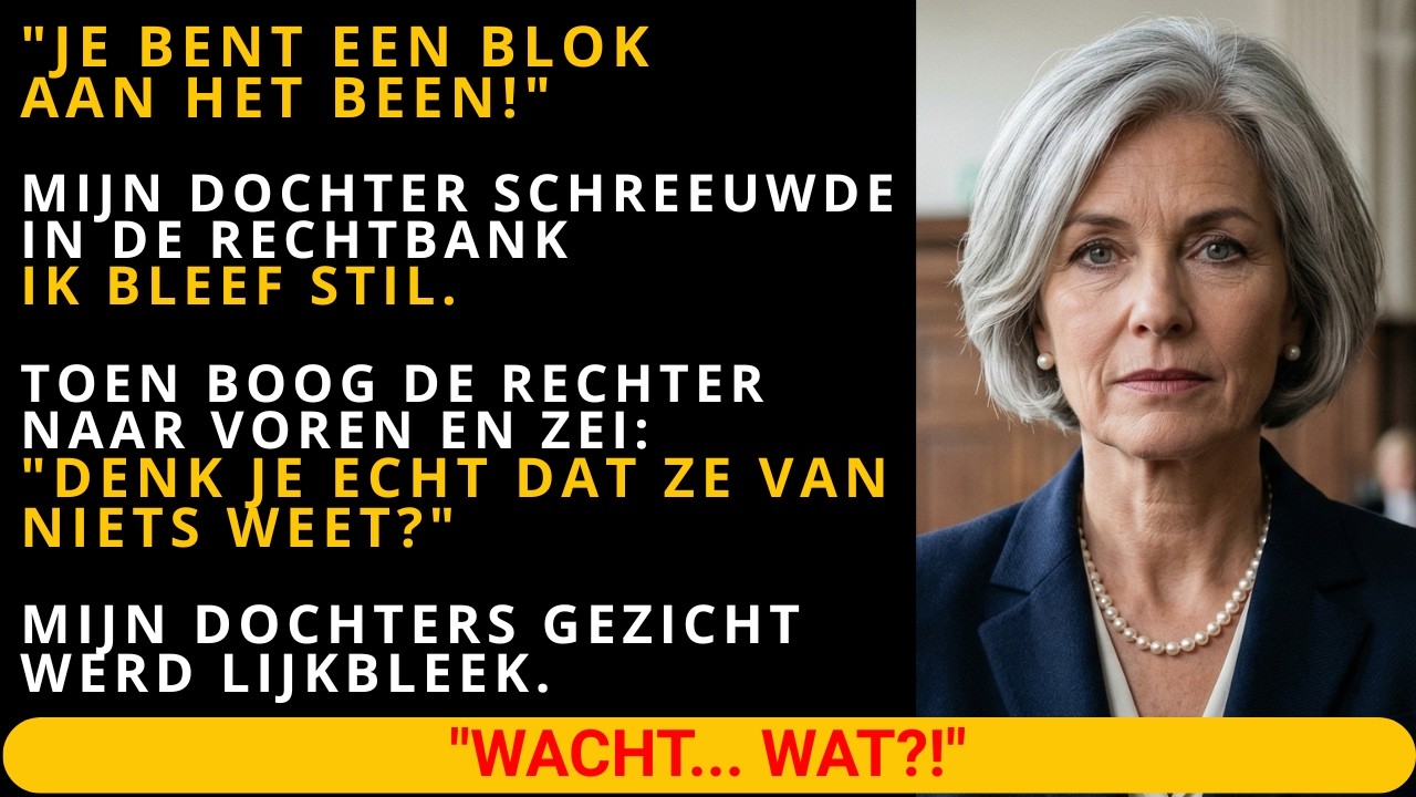 Ik stond in mijn eigen keuken met mijn telefoon tegen mijn oor, toen ik mijn dochter tegen haar advocaat hoorde zeggen: “Zodra de rechter haar handelingsonbekwaam verklaart, kunnen we haar in dat...