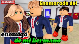 ENAMORADA DEL ENEMIGO DE MI HERMANO | Roblox Brookhaven rp | Mini Pelicula - Historia de Roblox