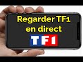 Comment regarder tf1 en direct sur internet smartphone  tablette