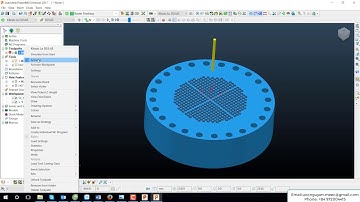 Autodesk PowerMill Using G-Code G210 for Machine 3 Axis Milling