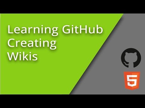Learning GitHub - Making Wikis