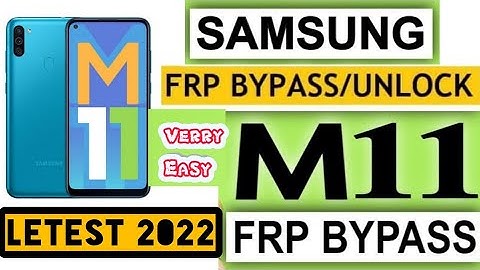 Samsung M11 Frp Bypass Google Account Android 11/12 Sam  M11 unlock frp no knox latest patch 2022