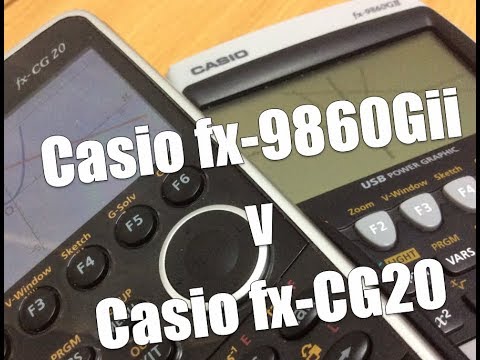 Casio fx-9860GII v Casio fx-CG20
