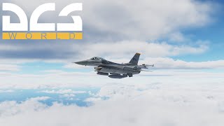 DCS world update version2.7 New cloud, F-16 cockpit view