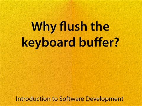 Video: How To Flush The Keyboard