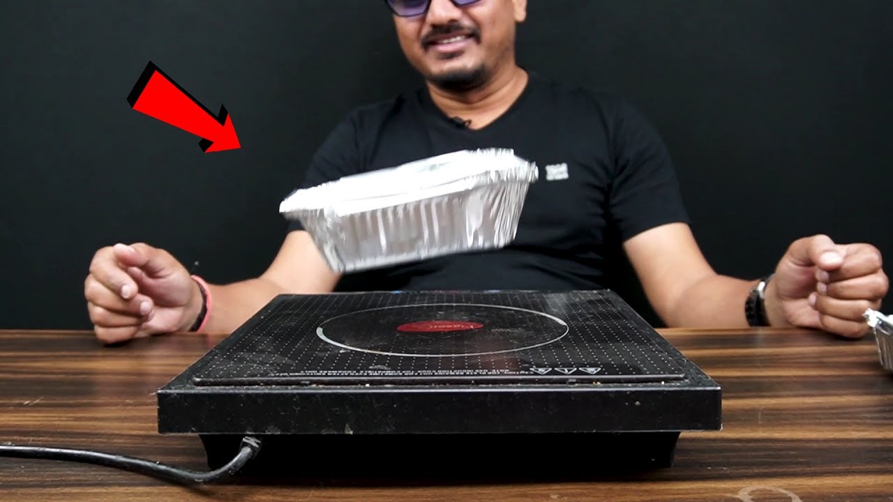 Aluminium Foil Plates on Induction Amazing Result YouTube