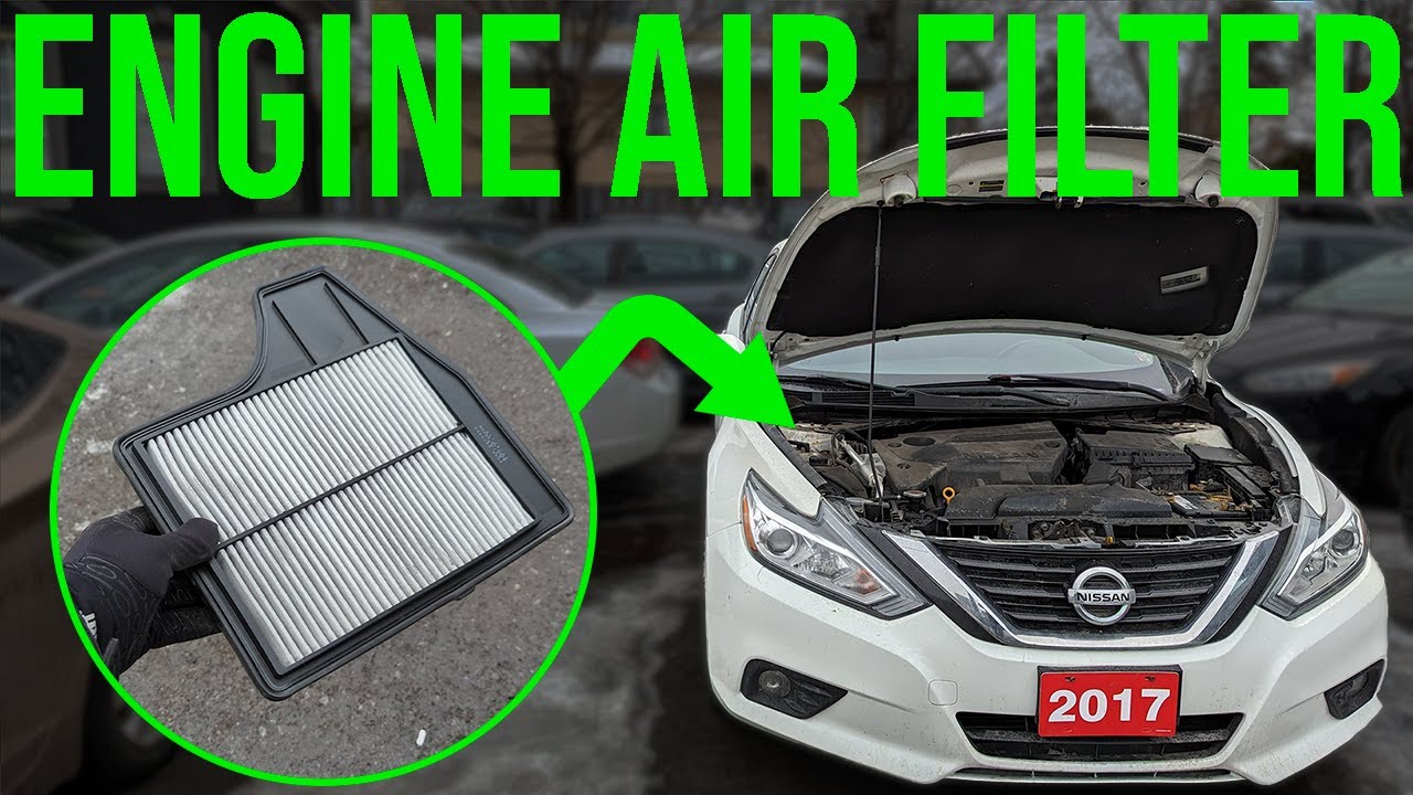 How to Replace Engine Air Filter Nissan Altima (20132018) YouTube
