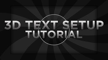 3D Text Tutorial | Photoshop & Cinema 4D | emhdesigns