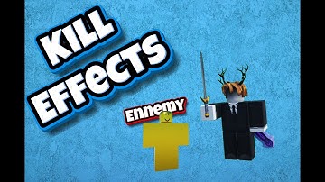 How to make KILL EFFECTS in Roblox Studio